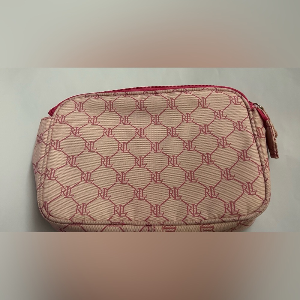 New Lauren Ralph Lauren Polo Cosmetic Bag iPhone Case Cosmetic Bag Makeup Case - Picture 2 of 16